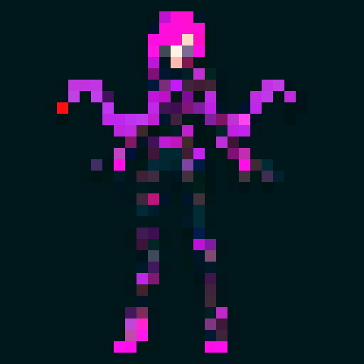 full body cute cyberpunk scorpion with human head, human head is from anime inspired character with vibrant hair, expressive eyes, and a playful smile