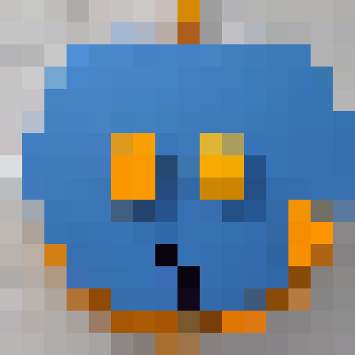 blue pacman