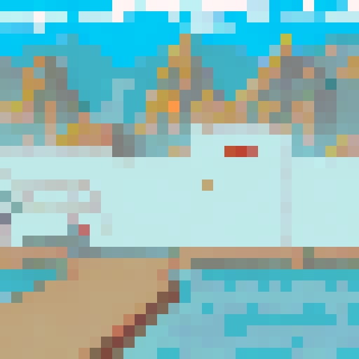 Red City on planet Mars