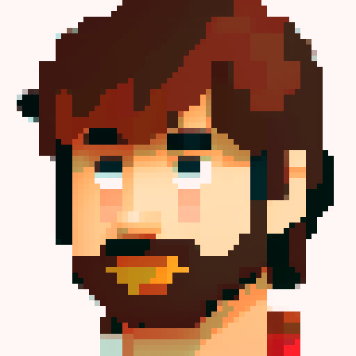 a rugged man, no facial hair, light brown hair