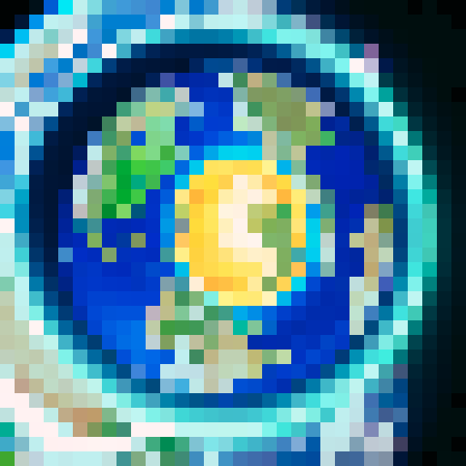 A view of the earth from space