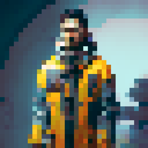 A warehouse worker for Amazon Germany, wearing jacket, gloves and safety boots
