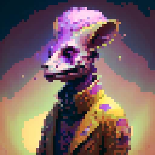 a fullbody image of a mardi gras jester, who looks hung over, depicted in an earthbound enemy style. Lots of character and charm. 