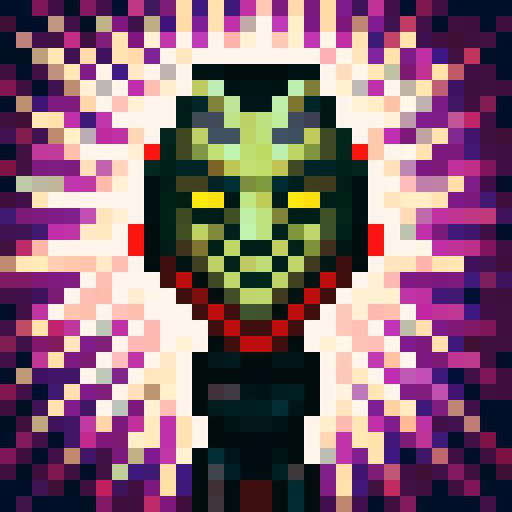 Firebreathing war general with a fierce expression, adorned in golden armor and a red cape, holding a sword with flames licking the blade, against a background of billowing smoke and embers in a pixelated, skill art style for a game icon.