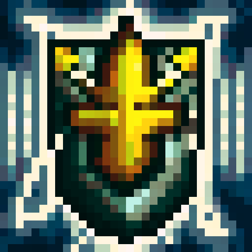 Knight with large, tall shield, dark gray armor