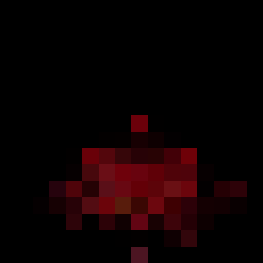 red spider lily, rendered in a 16x16 pixel portrait style make it simple to notice