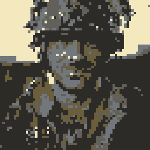 portrait, armored army soldier, fierce expression, battle scars, glowing eyes, holding a mystical sword, surrounded by ethereal mist, dramatic lighting, intricate dragon tattoo, epic fantasy RPG