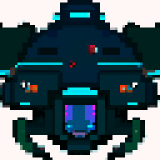 Top down enemy alien spaceships