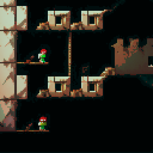 Create a tileset for an abandoned factory overrun by virus-infected animatronics that exterminated its human occupants. Depict decay, danger, and chaos with broken machinery, flickering lights, and remnants of the virus. Include damaged crates, shattered windows, ominous shadows, and viral traces. Use dark, desaturated tones for a foreboding atmosphere.