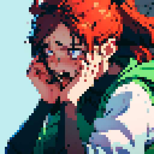 splitting headache, terrible head pain, insanity, crying, screaming, awful pain, waist-up image, hands on head, hands gripping head