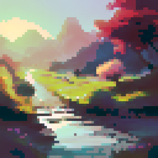 a wooden signpost standing in the dirt raod, sun rise from the horizon, warm the land, casting a shadow of the sign, all depicted in a realistic, oil painting style.