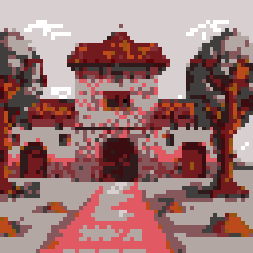 The Entrance to a medieval town gate house