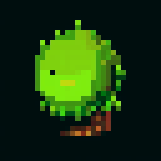 A colossal, tree-like titan with thick bark armor, massive branches, and glowing green eyes. It stands tall with a powerful, commanding presence, ready to protect the forest at all costs. No background.
