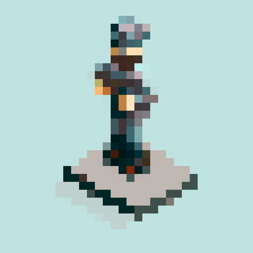 Top down view German soldier grey with gun