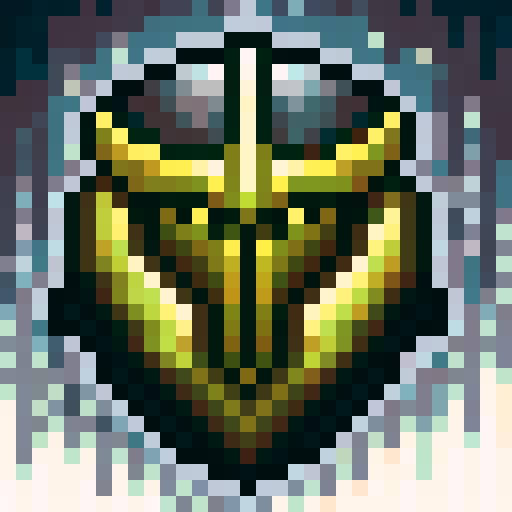 Knight with large, tall shield, dark gray armor