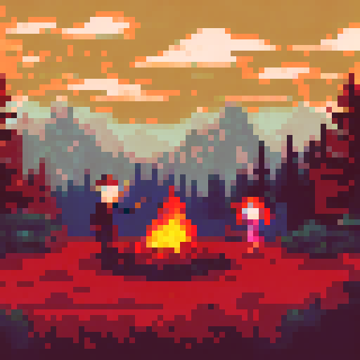 Gypsy girl in dress, dancing, campfire, ghost husband over fire, gypsy girls performing ritual fire dance.