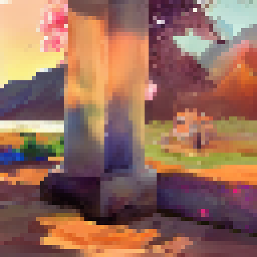 Vibrant wildflowers bloom against a majestic mountain range in Jubilee's stunning landscape portrait, complete with cascading waterfalls and a vibrant blue sky.