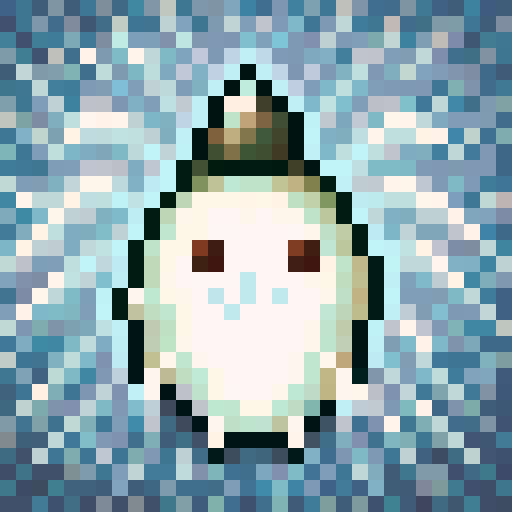 a potato with a hat on his head, small eyes, hands, and mouth