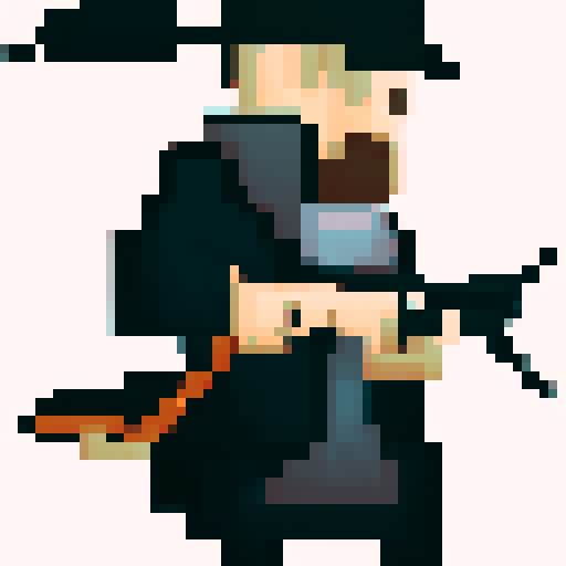 magicain, overcoat, gun, katana, peaky blinders, katana zero