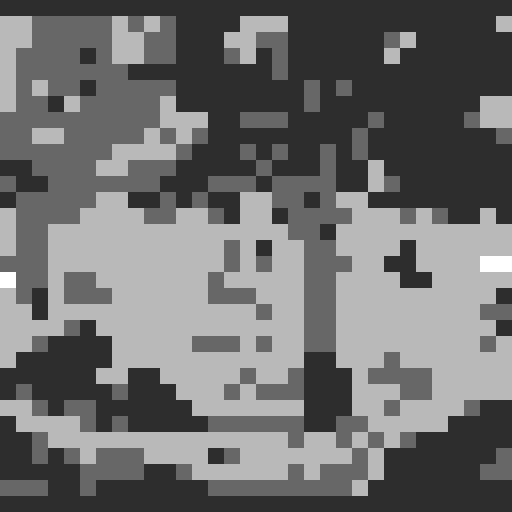 Top-down perspective aspen tree