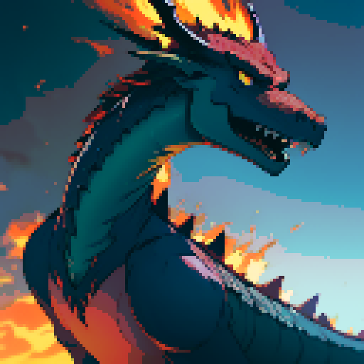 dragon breathing fire