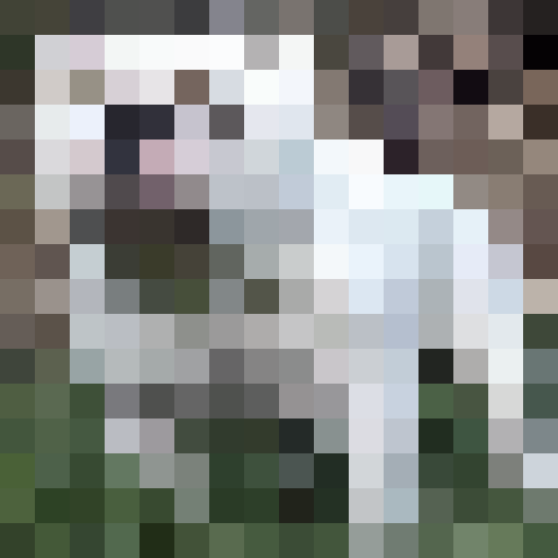 prestigious all white English bulldog, close up, pixel art, 16x16, game icon, portrait