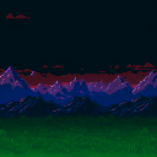 Add more redish and hellish clouds with blood on the trees and mountains