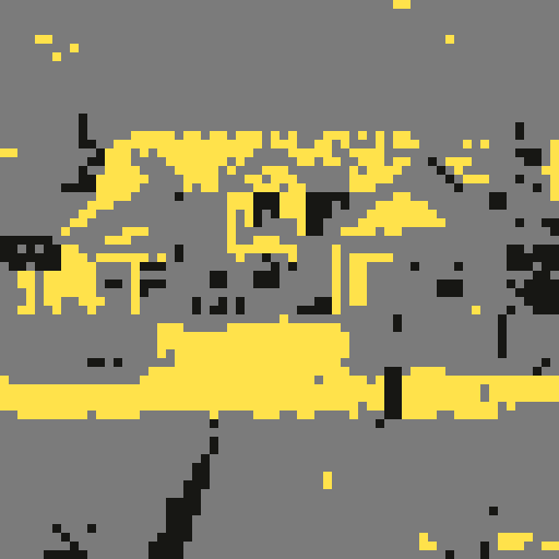 Small suburban american house, with driveway and lawn, legend of Zelda isometric perspective, tile based art, 8x8 tiles, pixel art