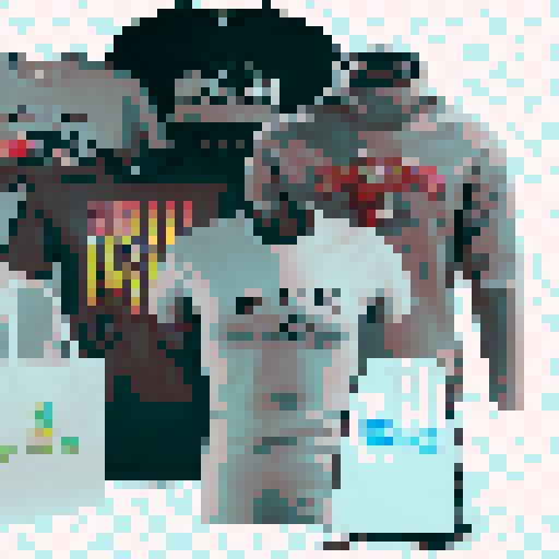 A sleek, black-haired businessman with a sharp suit, glancing at a vibrant, anime-inspired trinkets 