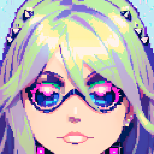 curvy, busty goth babe with studded collar. Nude big titty goth, in a close up nude glamour shot. Neon lighting, modern tile backsplash.