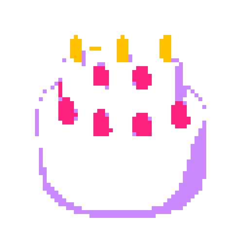 pixel art with a white background 
