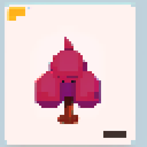 pixel art with a white background and a contour for the shape

