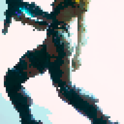 metroid like female hero with sexy boobs and butt not too big medium size and legs and eyes that are anime