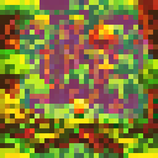 Air Island, a pixel art game icon capturing a close up, 16x16 portrait of the captivating world of "My Singing Monsters"