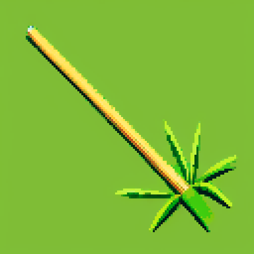 single blade of grass