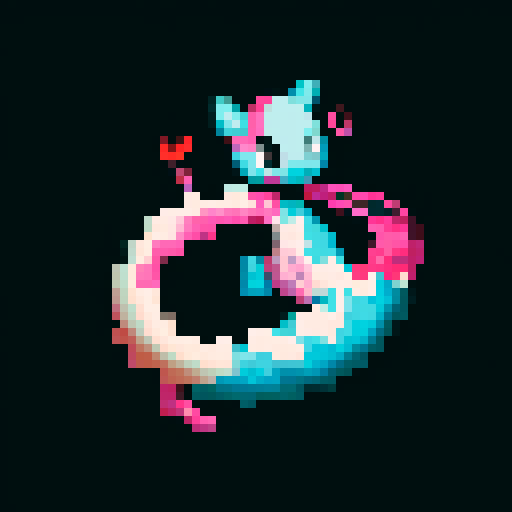 a merge between a proygon and dragonair