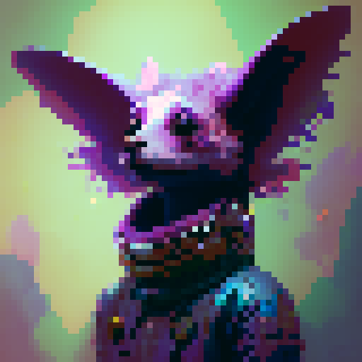 Vibrant, whimsical, and abstract. Fuchsia petals unfurl, revealing a kaleidoscope of colors and patterns, while a flurry of iridescent butterflies dance in the air above.