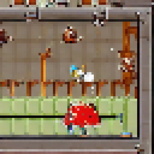 Platformer hero jumping