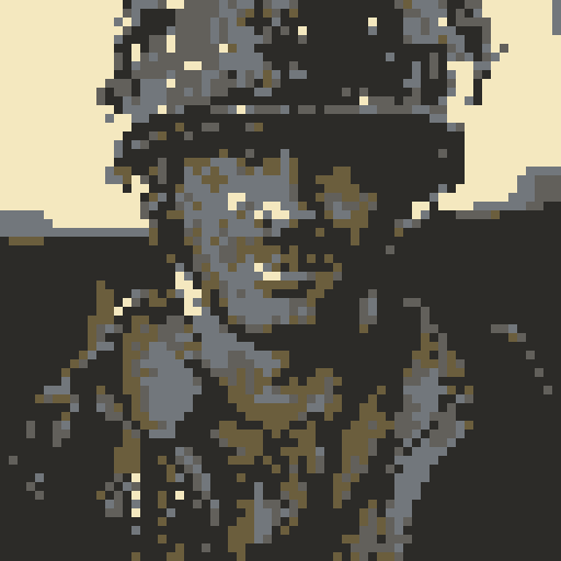 portrait, armored army soldier, fierce expression, battle scars, glowing eyes, holding a mystical sword, surrounded by ethereal mist, dramatic lighting, intricate dragon tattoo, epic fantasy RPG