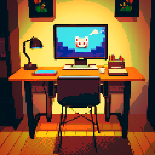 desk
