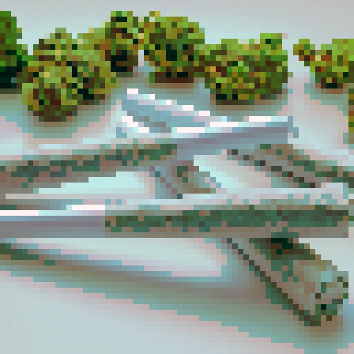 cannabis buds, colorful pixelated leaves, intricate joint rolling, vibrant sRGB palette