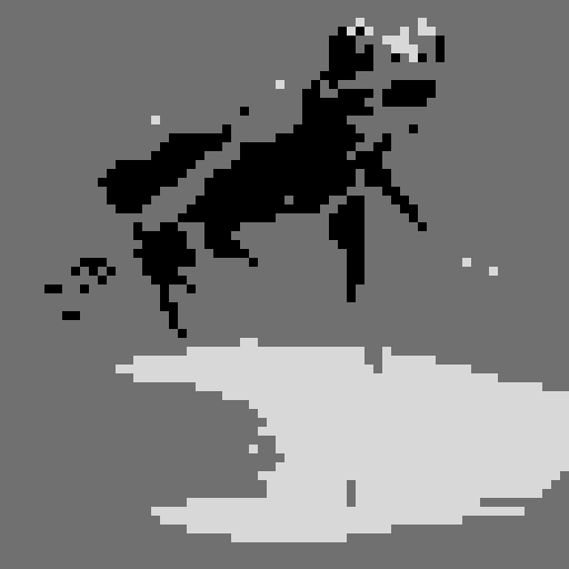 small frog shouting on forest floor