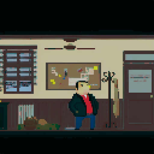 Office of a private detective.