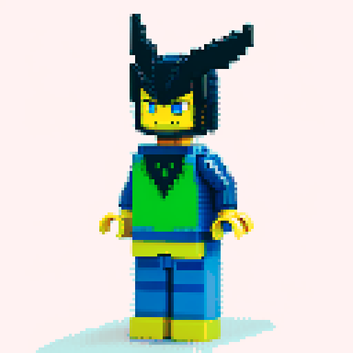 wolverine lego pixel