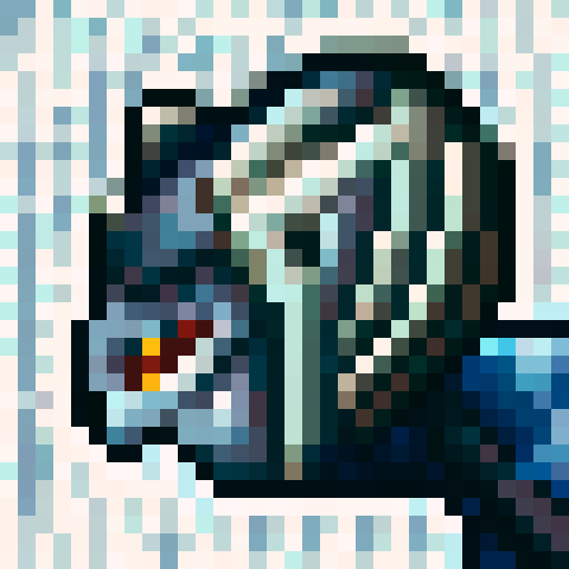 Swords holder with grey eyes, light brown hair, intense expression, character portrait, close up, anime style, pixel art