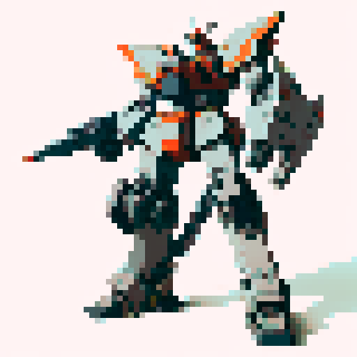 armored core mecha, standing giant robot mech, full body shot, centered, mecha
