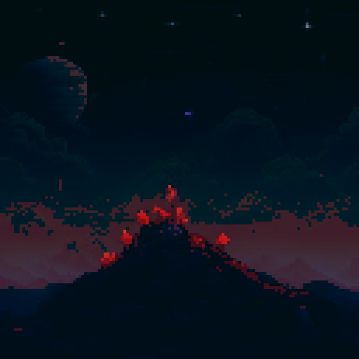 a starfield filled with nebulae and stellar phenomena in the style of classic DOS games with dithered shading