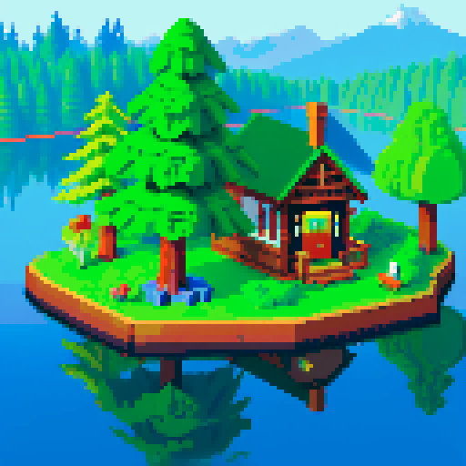 pacific northwest woods and lakeside wilderness