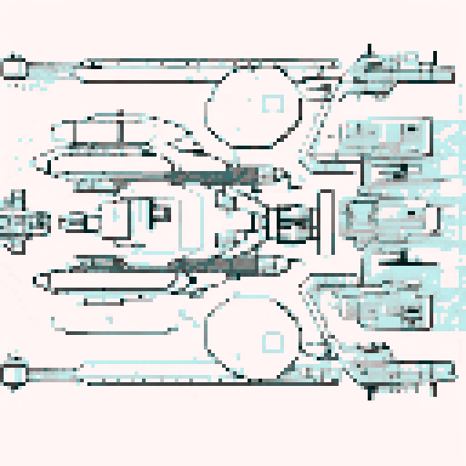 a space battleship, top-down view, gray boarder, red desk