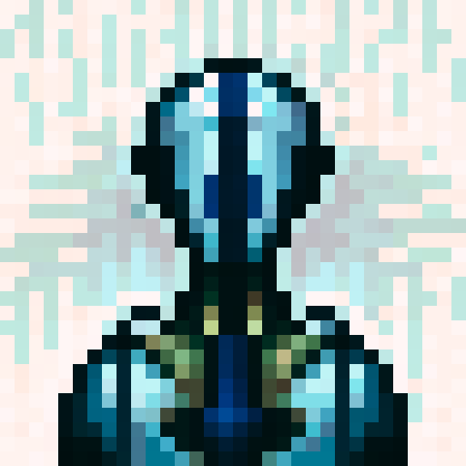 armour, metallic shine, intricate details, game icon, 32x32 pixel art, sRGB, skill art, close up, portrait, strong presence